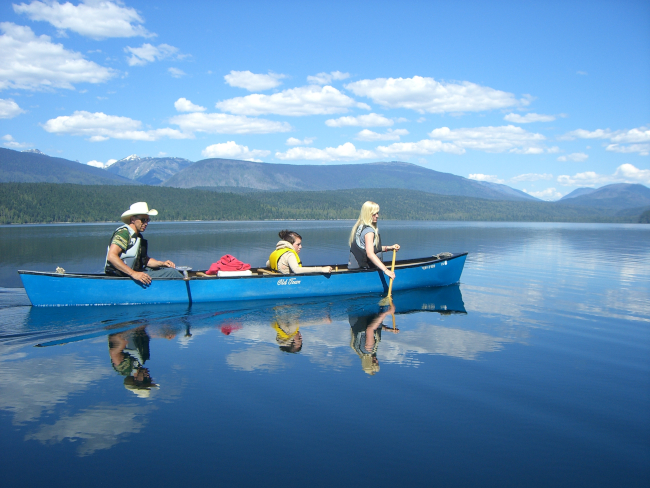 Clearwater Lake Canoeing