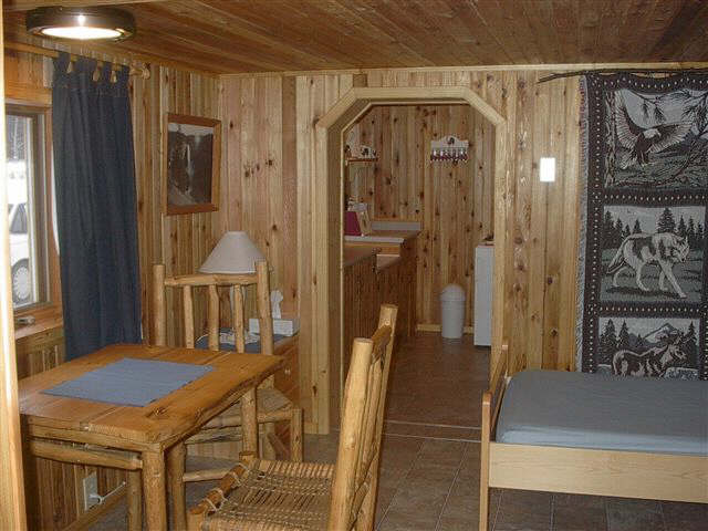 Rooster Cabin Sitting Area
